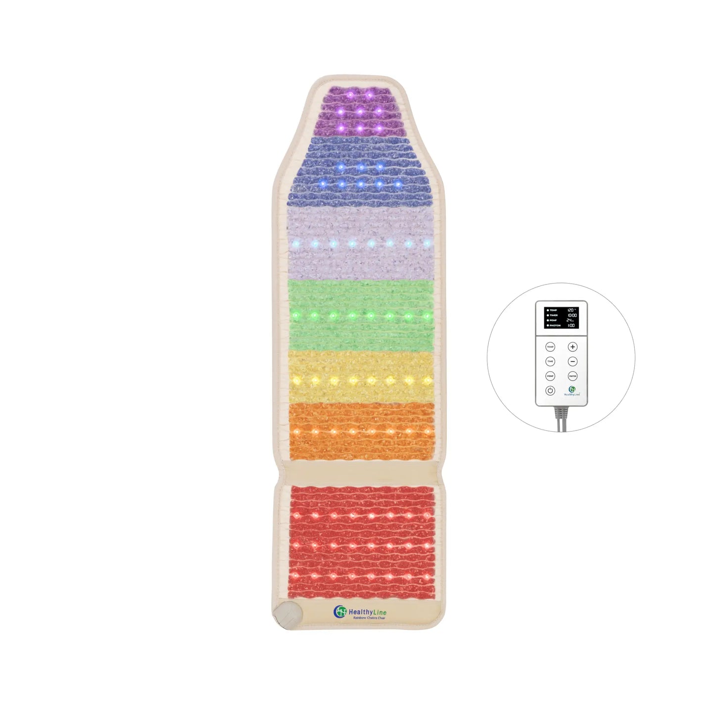 Rainbow Chakra Series | PEMF Far Infrared Heating Mats