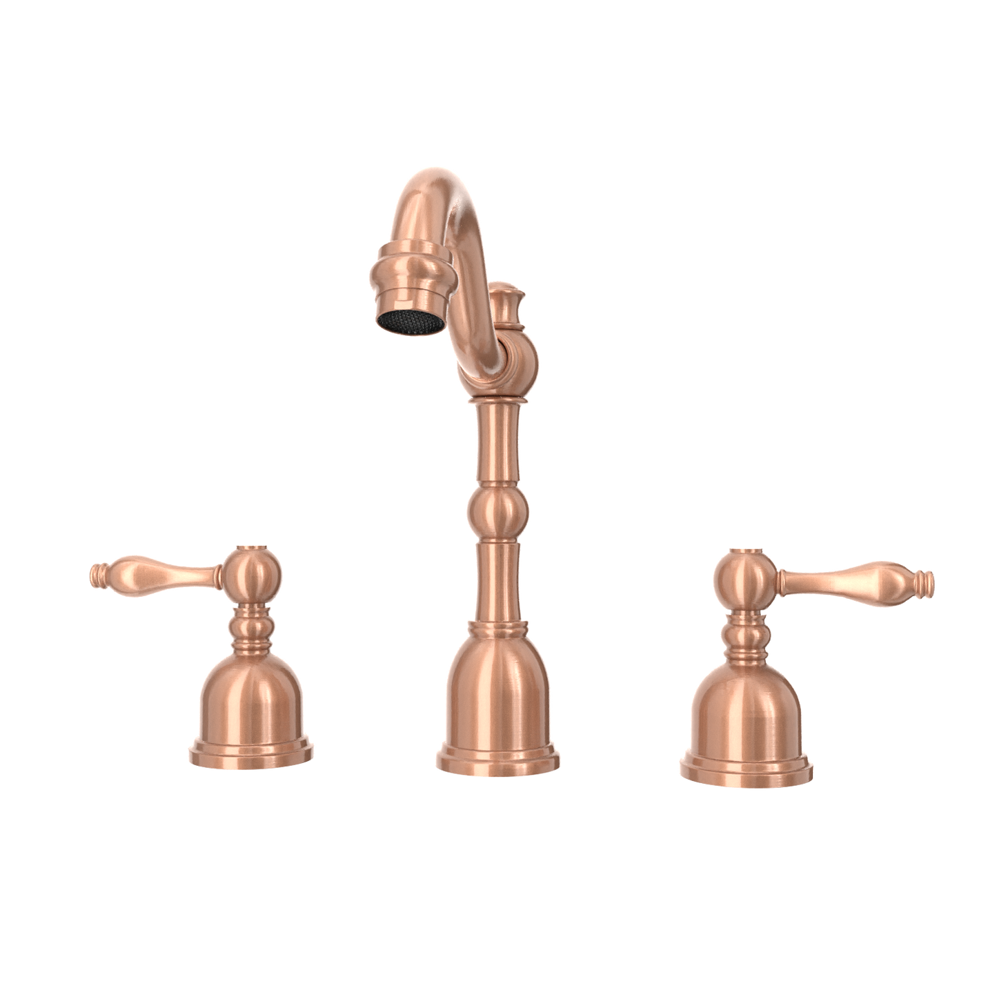 Two-Handle Copper Widespread Bathroom Sink Faucet - AK41518C