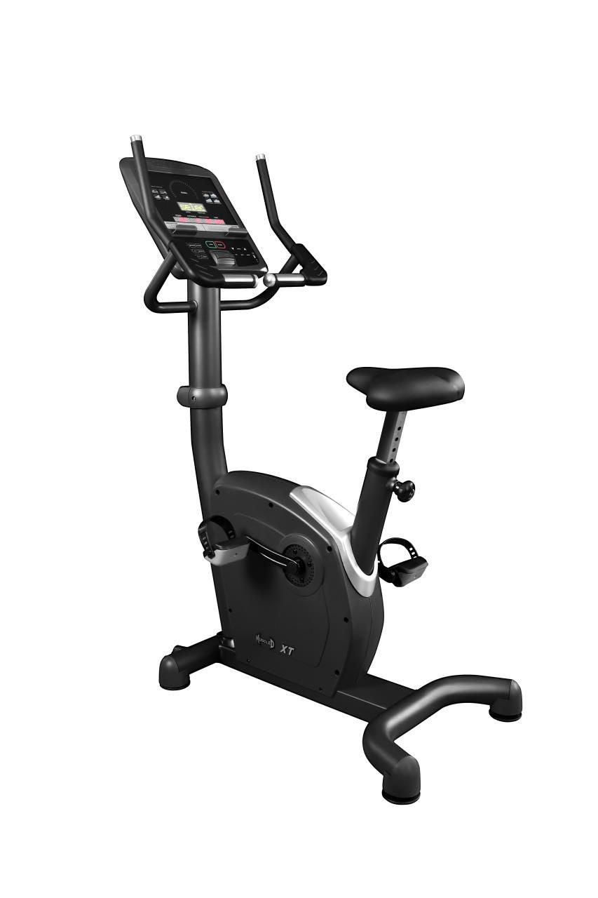 Commercial Upright Bike - LED Screen - Muscle D Fitness - Adjustable Seat - Standalone