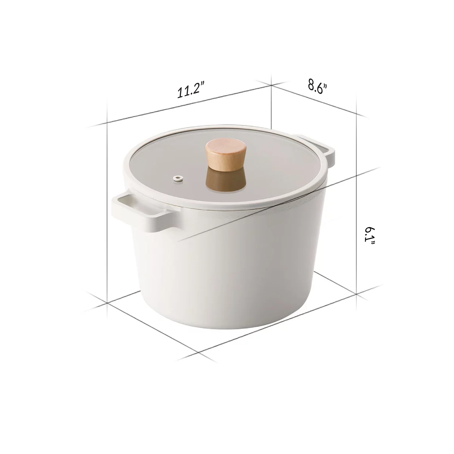 Fika 11" Stock Pot w/ Stainless Steel Insert