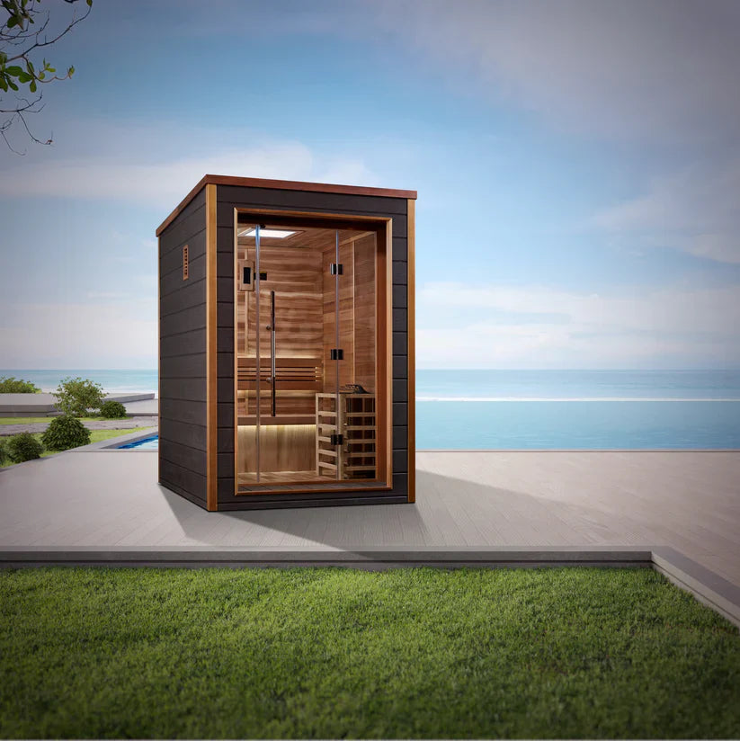 Golden Designs GDI-8202-01 Narvick 2-Person Low EMF Infrared Sauna