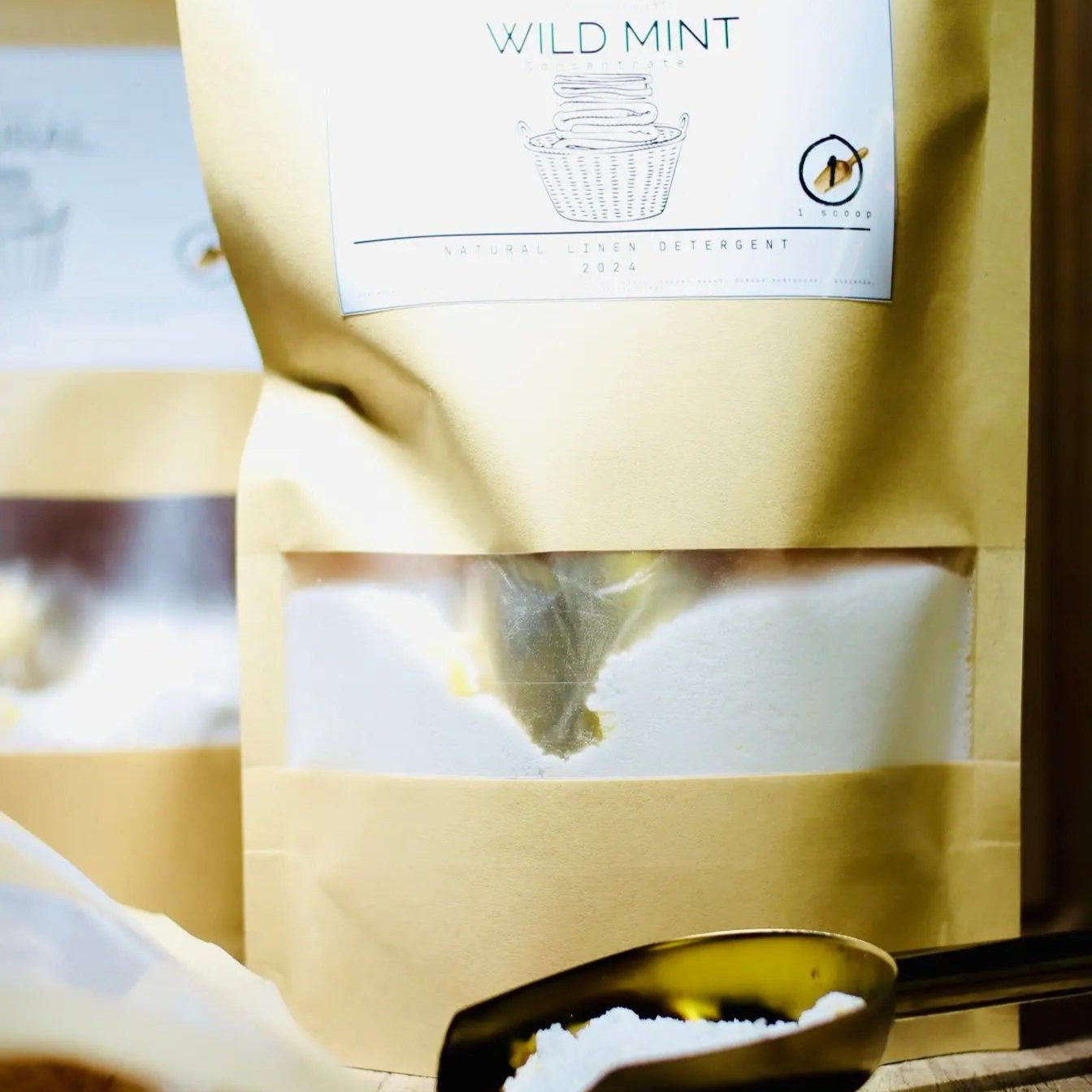 Natural Organic Vegan Laundry Detergent – 30oz & 4lb (Eco-Friendly Cleaning Power)