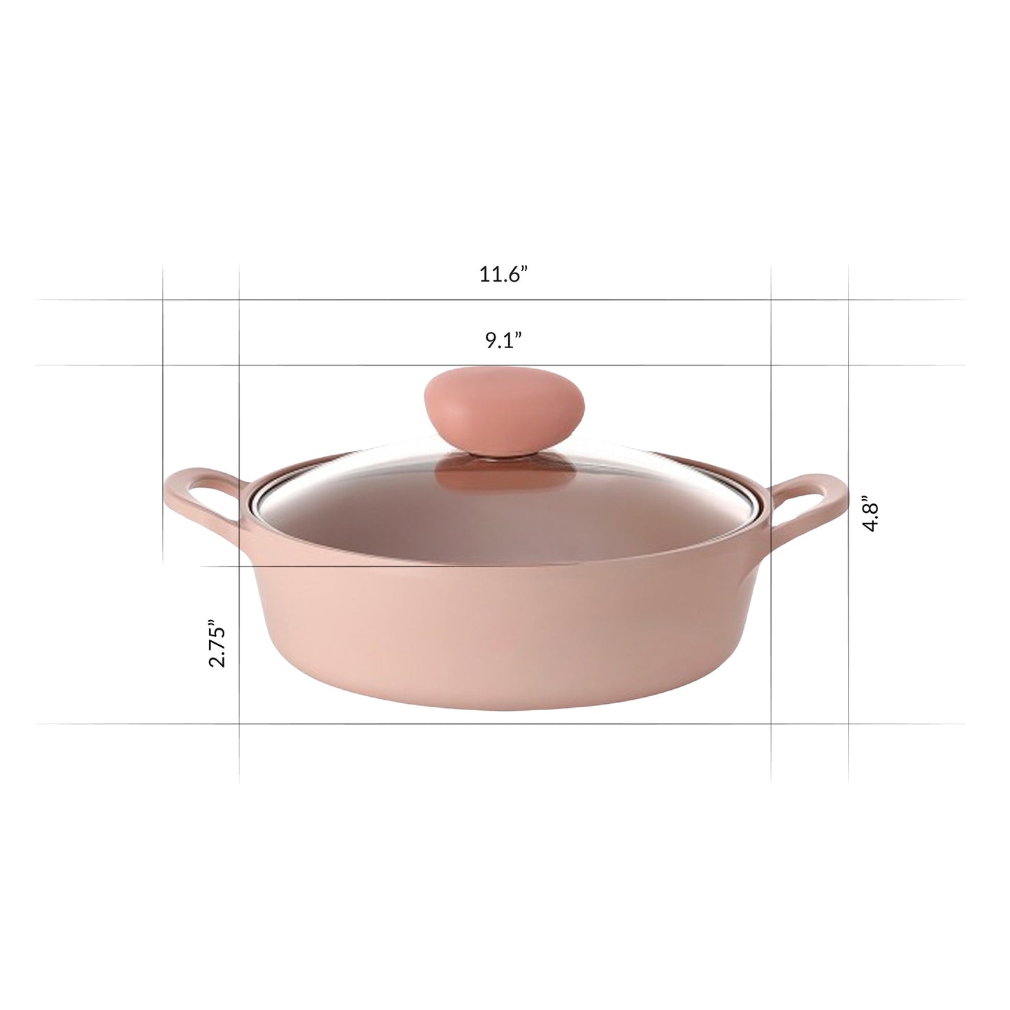 Retro Sherbet 9" Stock Pot