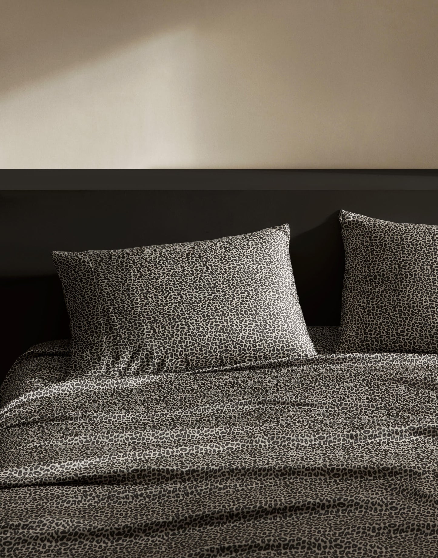 Silky Lyocell Leopard Print Pillowcase