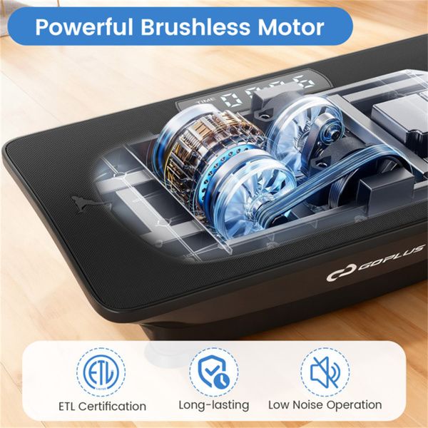 Black Full Body Vibration Plate Exercise Machine, 10 Adjustable Speed Levels with Remote Control & Music Function, 440LBS Weight Capacity