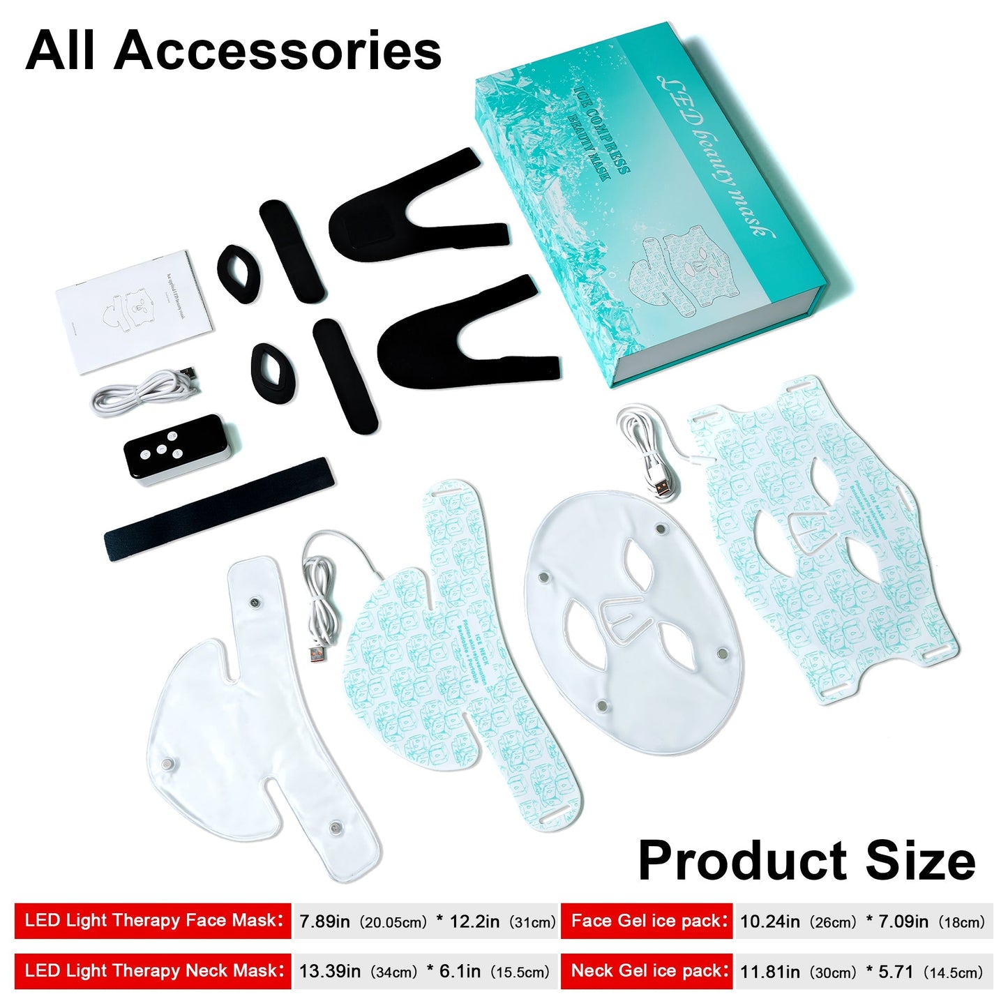 LumyHealth IceGlow LED Facial &Neck Mask