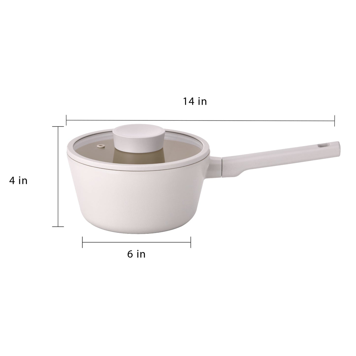 Vulcan Ivory 7" Sauce Pan