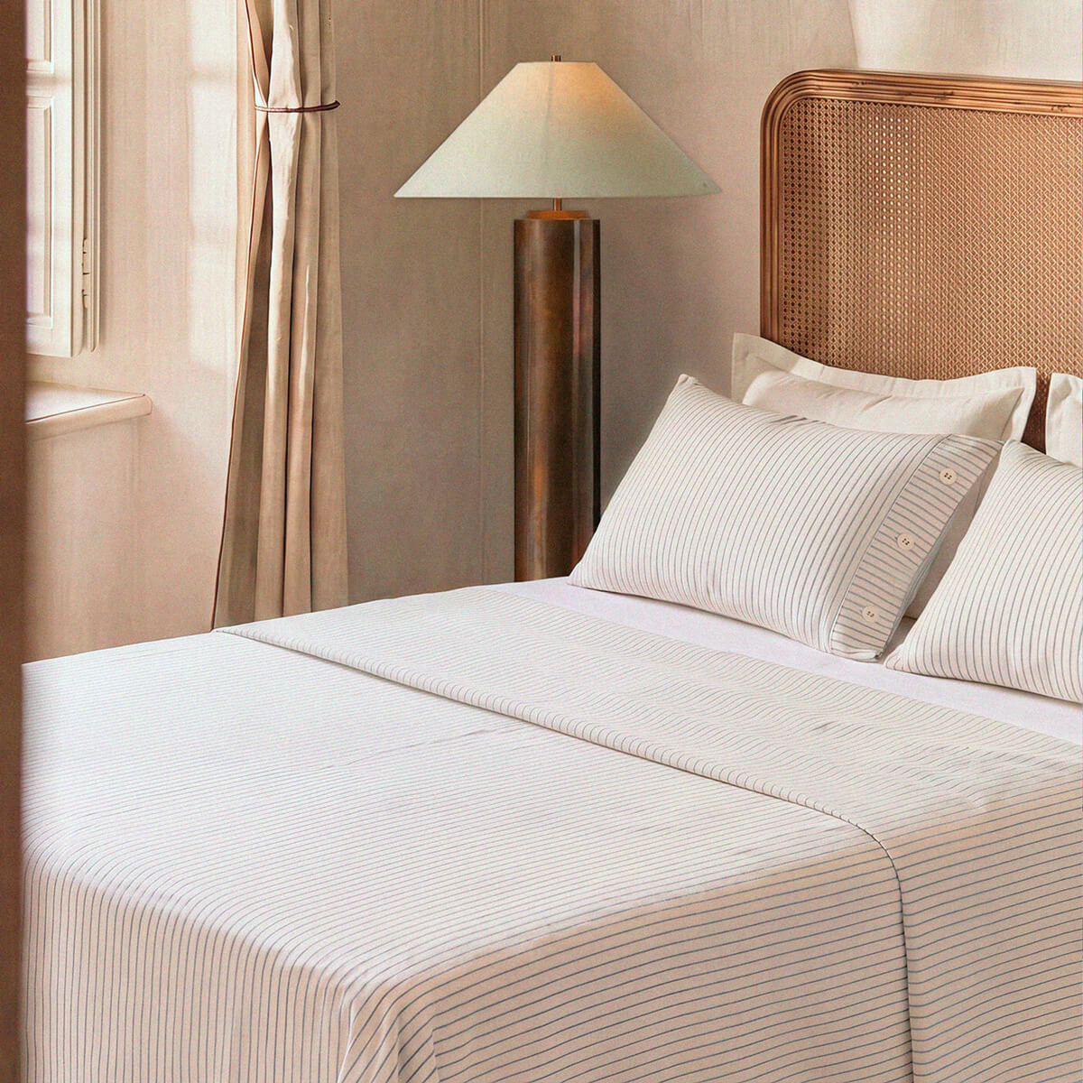 Salvia Reversible Cotton Mist Sheet Set