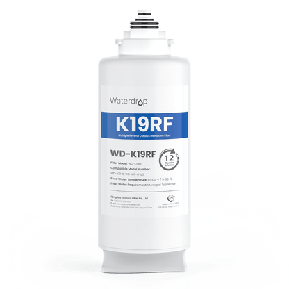 WD-K19RF Filter for Waterdrop K19 Countertop Reverse Osmosis System