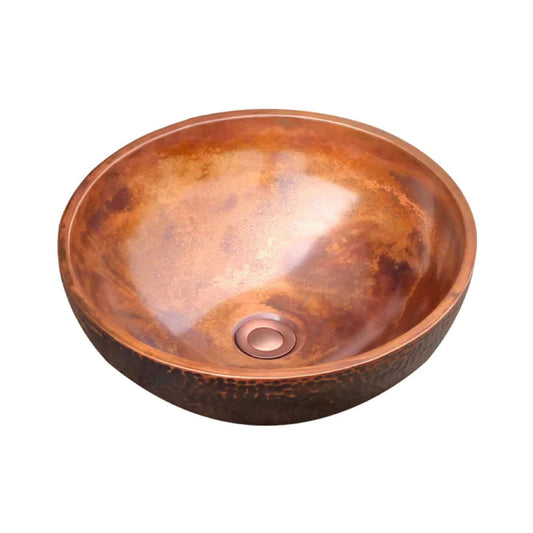 Akicon Copper Round Bathroom Sink - AKS202-C