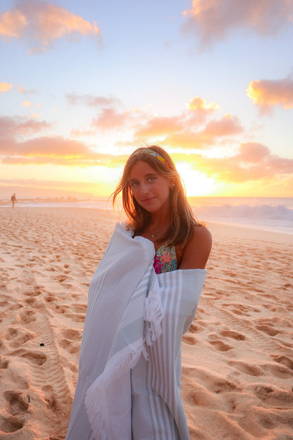 100% Organic Cotton Sunset Beach Towels