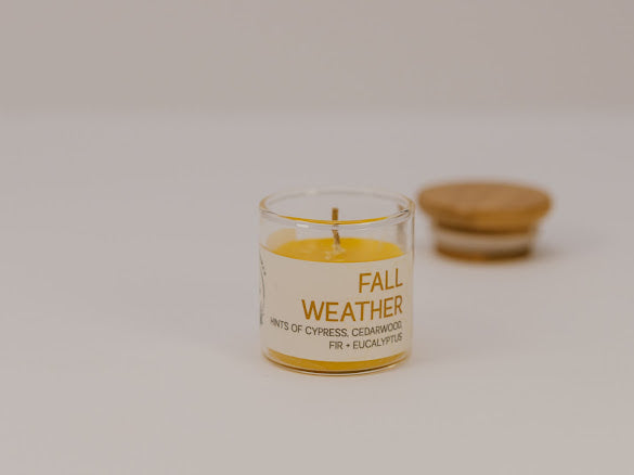 1 oz Mini Beeswax Candle – Choose Your Scent