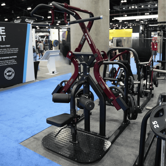 Pro Strength Rotary Lat Pull-Down - Muscle D Fitness - Premium - Adjustable - Plate Loaded - Lat Training