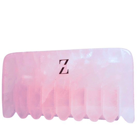 Rose Quartz Hair Comb