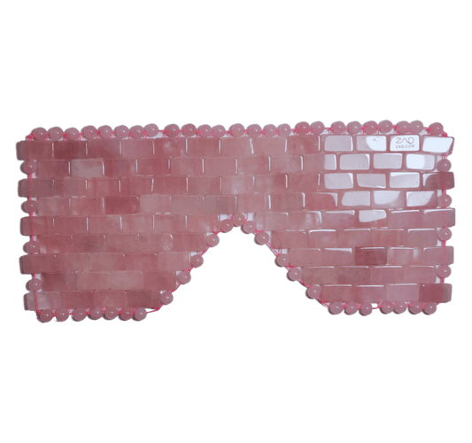 Rose Quartz Eye Mask - Handmade