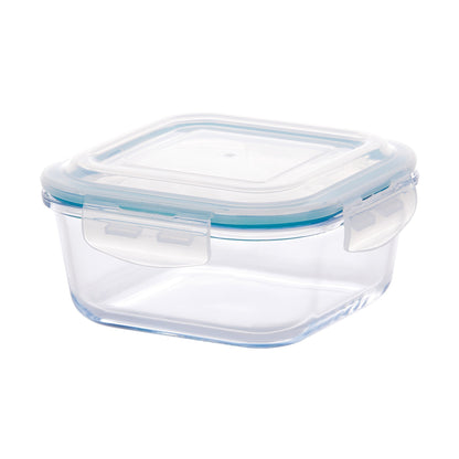Cloc Glass Square Food Storage