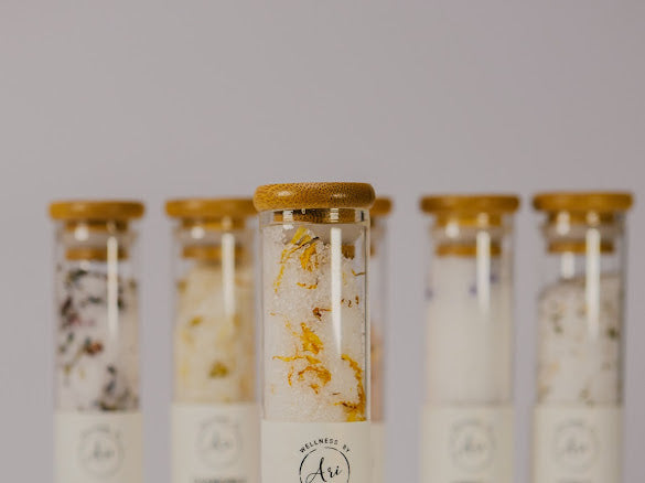 🌿 Botanical Bath Salt Soak – Relaxing Mineral Bath | Multiple Scent Options
