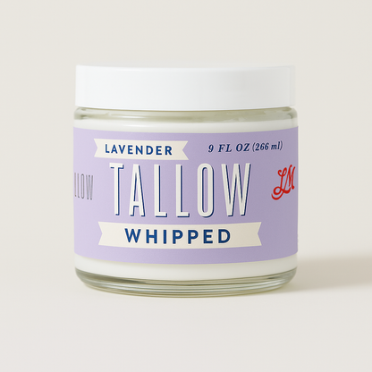 Lavender Tallow Gift Set - Premium Relaxation Bundle | Skincare, Candle & Soap