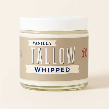 Scented Whipped Tallow Trio - 9oz Lavender, Vanilla Bean & Eucalyptus Tea Tree | Grass-Fed Skincare Bundle