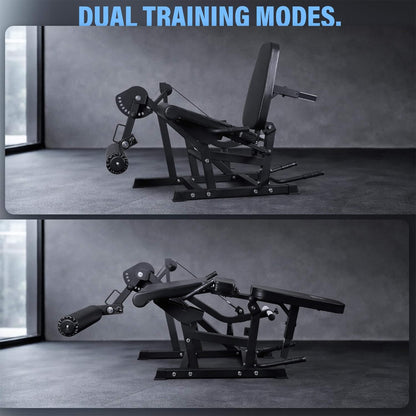 Rovix 800LBS Adjustable Lower Body Leg Extension And Curl Machine