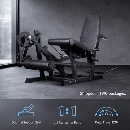 Rovix 800LBS Adjustable Lower Body Leg Extension And Curl Machine