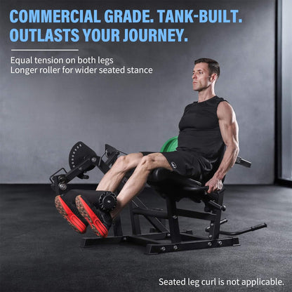 Rovix 800LBS Adjustable Lower Body Leg Extension And Curl Machine