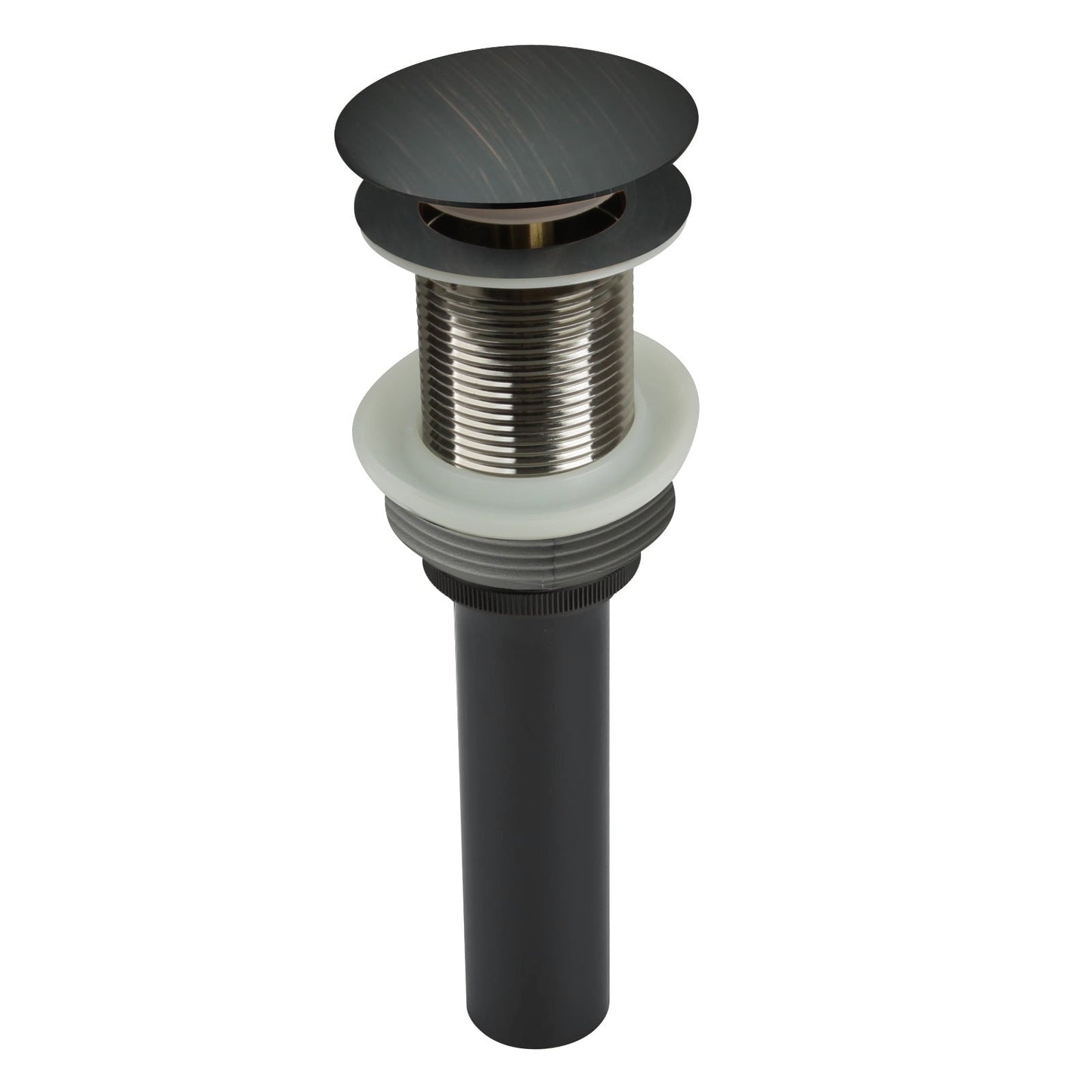 Copper Push Button Bathroom Sink Drain Stopper Without Overflow - AK82001C