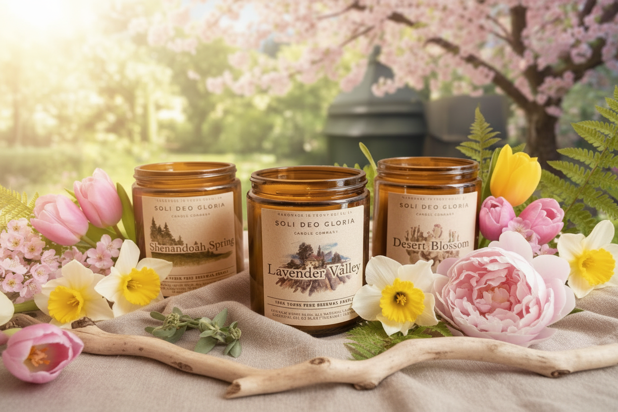 Spring Beeswax Candle Bundle 4 Pack | Non-Toxic Candles