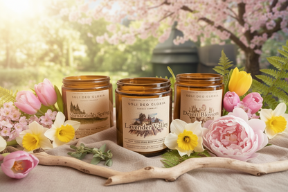 Spring Beeswax Candle Bundle 4 Pack | Non-Toxic Candles