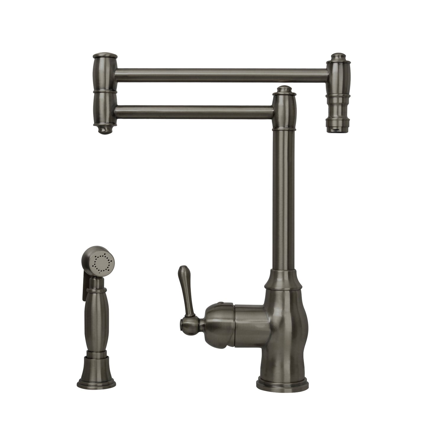 One-Handle Copper Pot Filler Kitchen Faucet with Side Sprayer - AK96918P1
