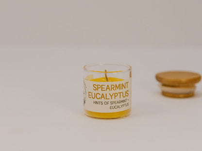 1 oz Mini Beeswax Candle – Choose Your Scent