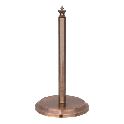 Copper Paper Towel Holder Roll Dispenser Stand for Kitchen Countertop & Dining Room Table - AK79304-C
