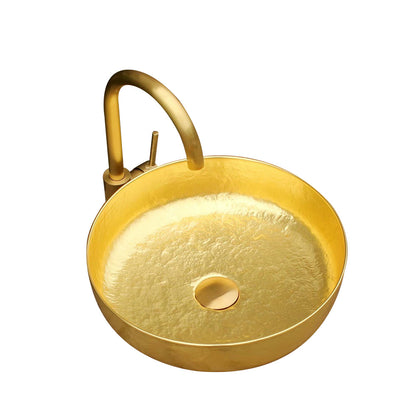Akicon Copper Round Bathroom Sink - AKS205-C