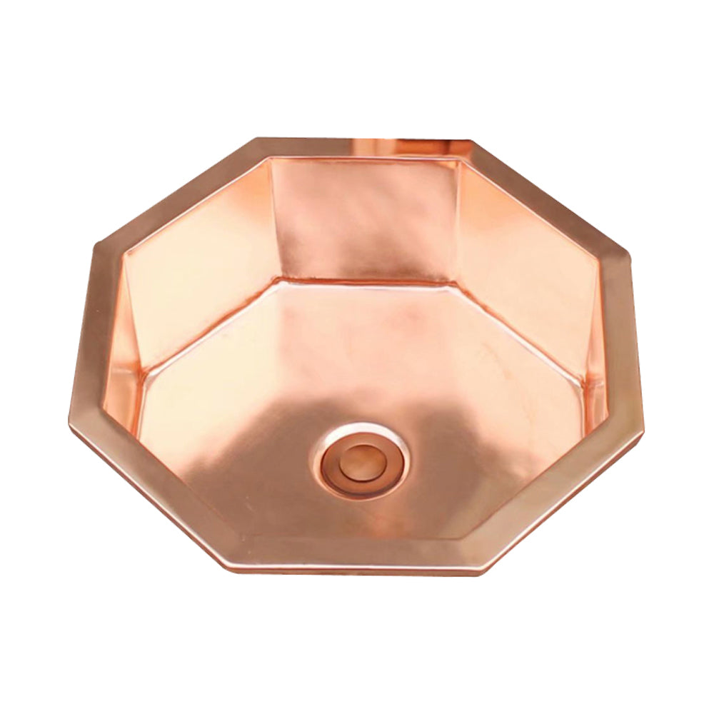 Akicon Custom Drop-in Copper Bathroom Sink - AKS208-C
