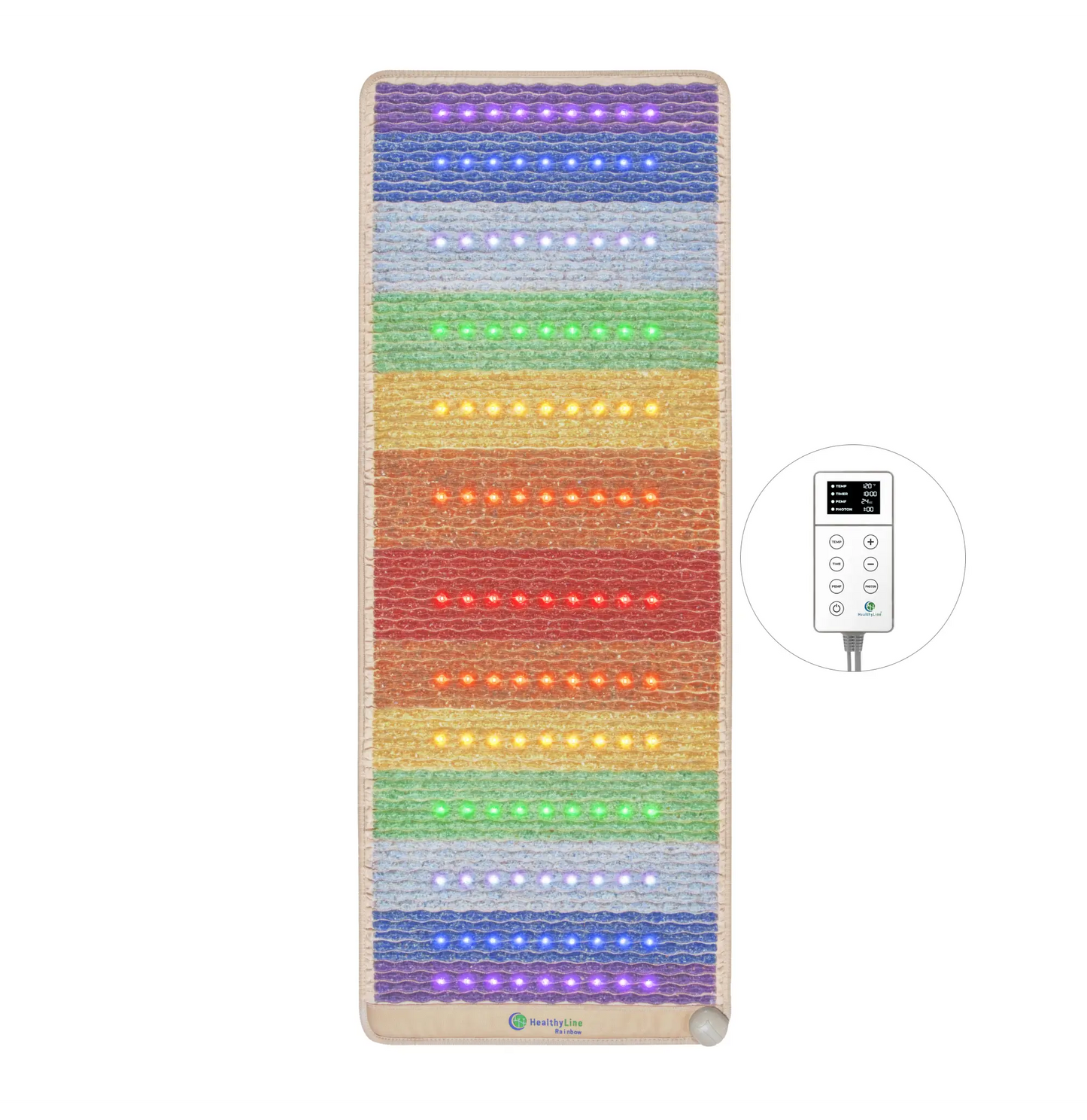 Rainbow Chakra Series | PEMF Far Infrared Heating Mats