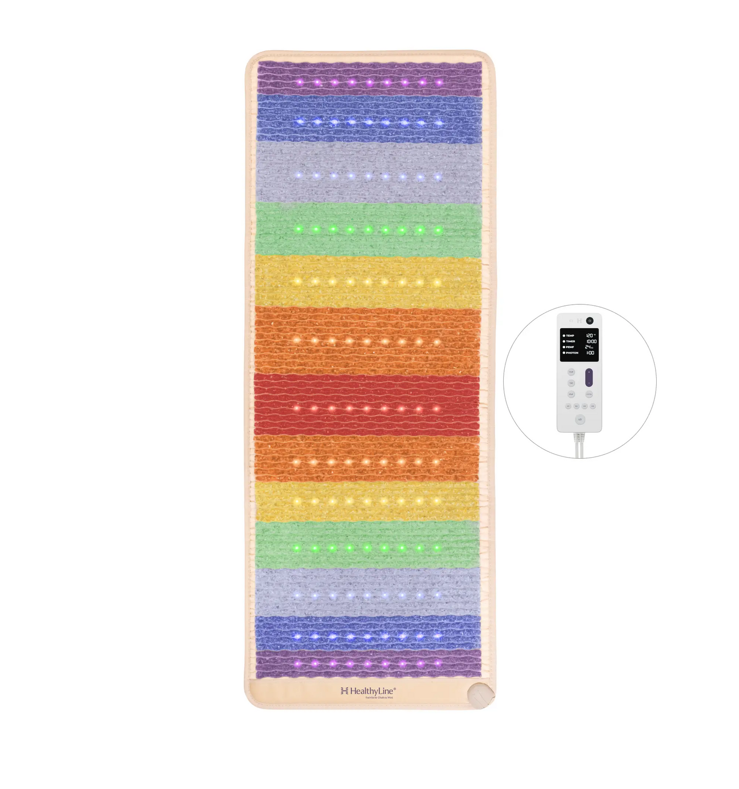 Rainbow Chakra Series | PEMF Far Infrared Heating Mats