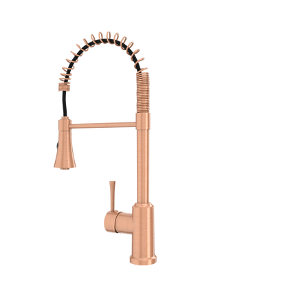 One-Handle Pre-Rinse Spring Copper Kitchen Faucet - AK96566-C