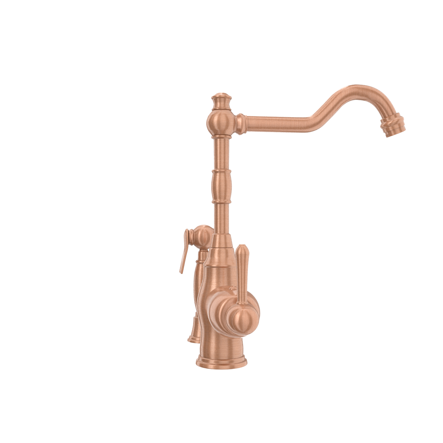 One-Handle Copper Widespread Kitchen Faucet with Side Sprayer - AK96918C