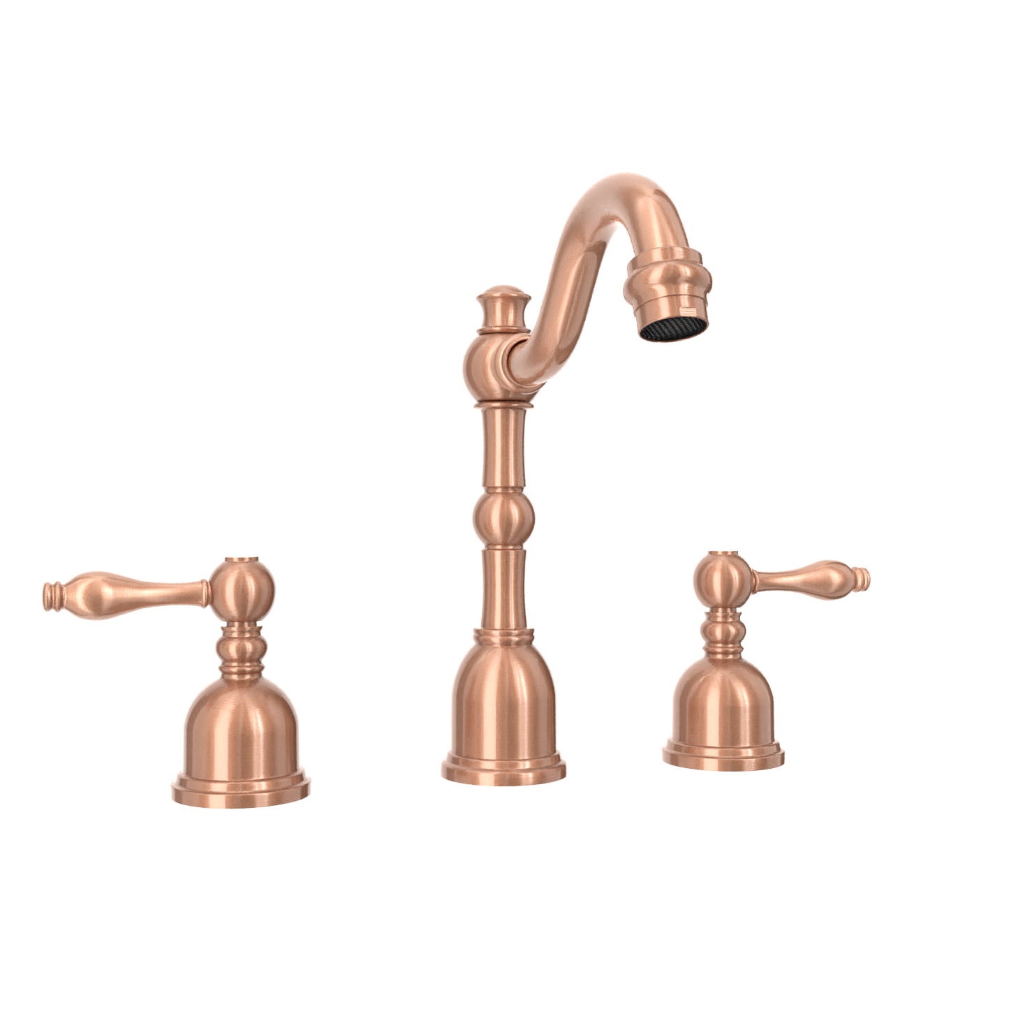 Two-Handle Copper Widespread Bathroom Sink Faucet - AK41518C
