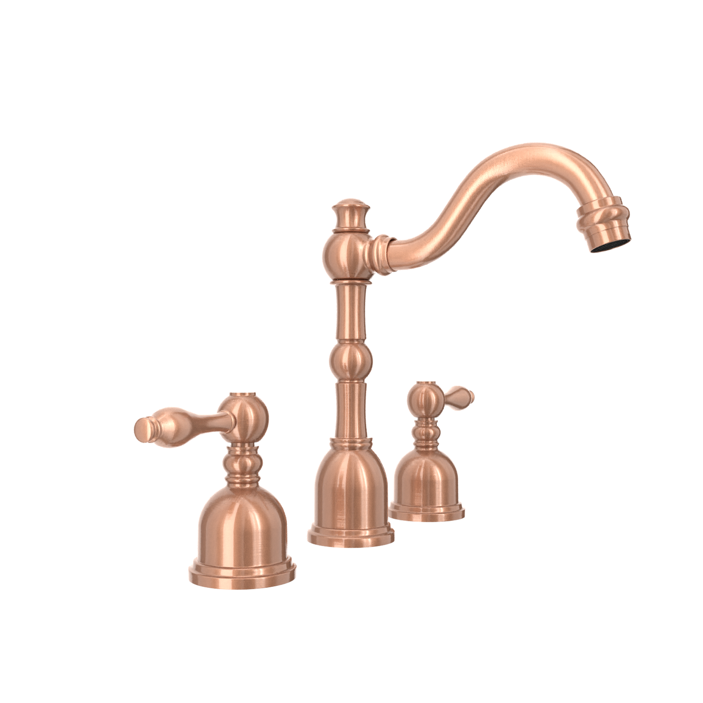 Two-Handle Copper Widespread Bathroom Sink Faucet - AK41518C