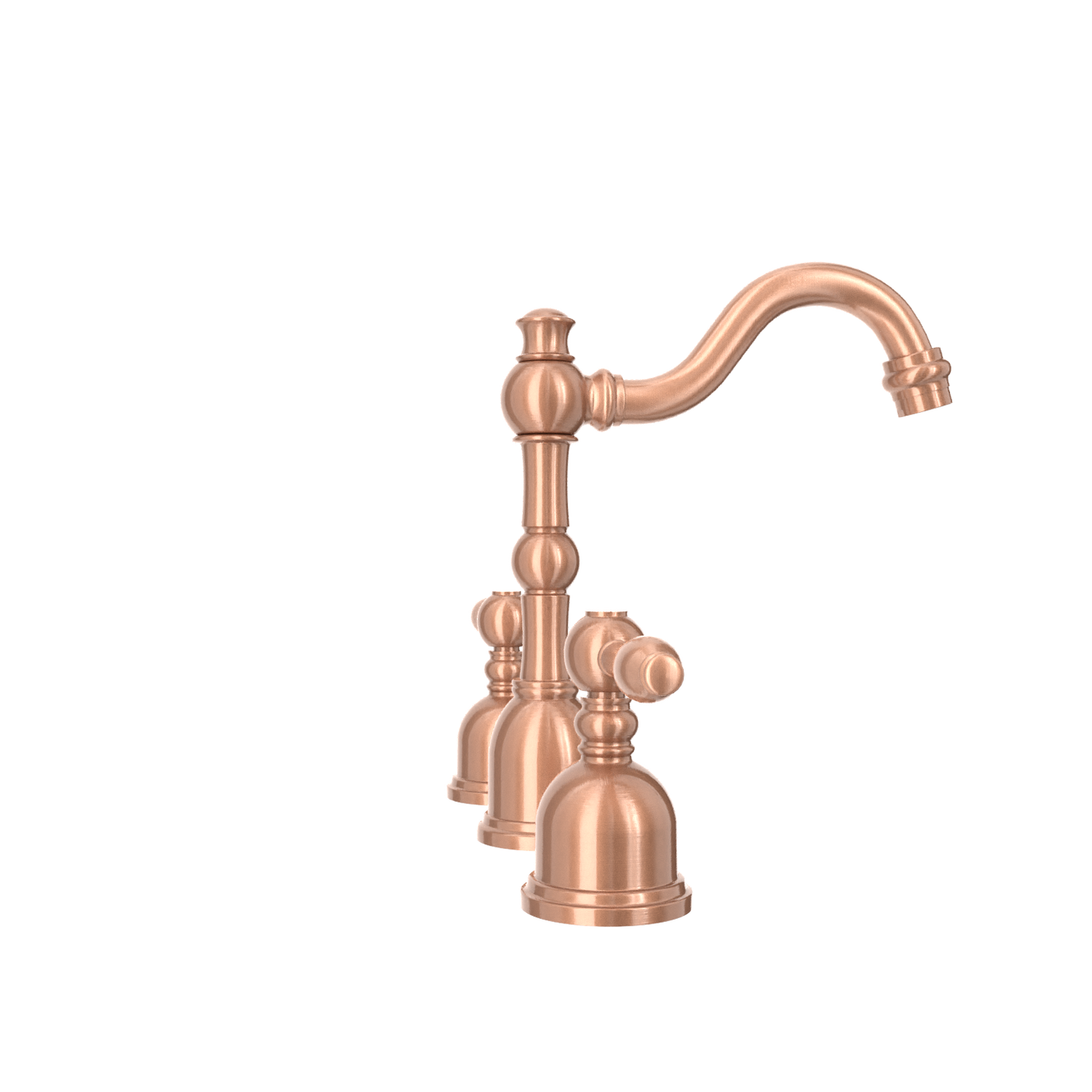 Two-Handle Copper Widespread Bathroom Sink Faucet - AK41518C