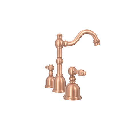 Two-Handle Copper Widespread Bathroom Sink Faucet - AK41518C