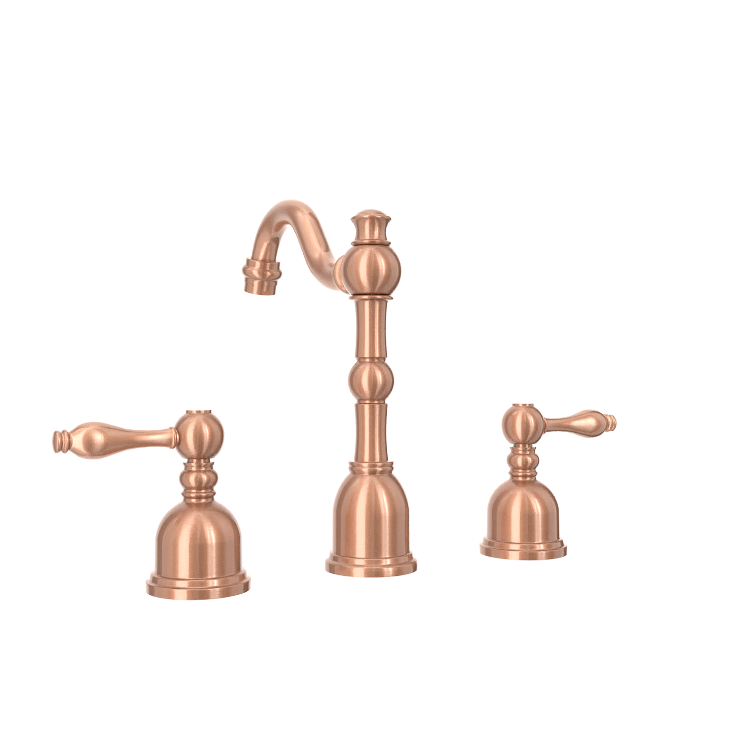 Two-Handle Copper Widespread Bathroom Sink Faucet - AK41518C