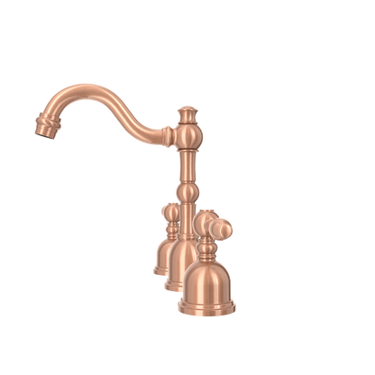 Two-Handle Copper Widespread Bathroom Sink Faucet - AK41518C