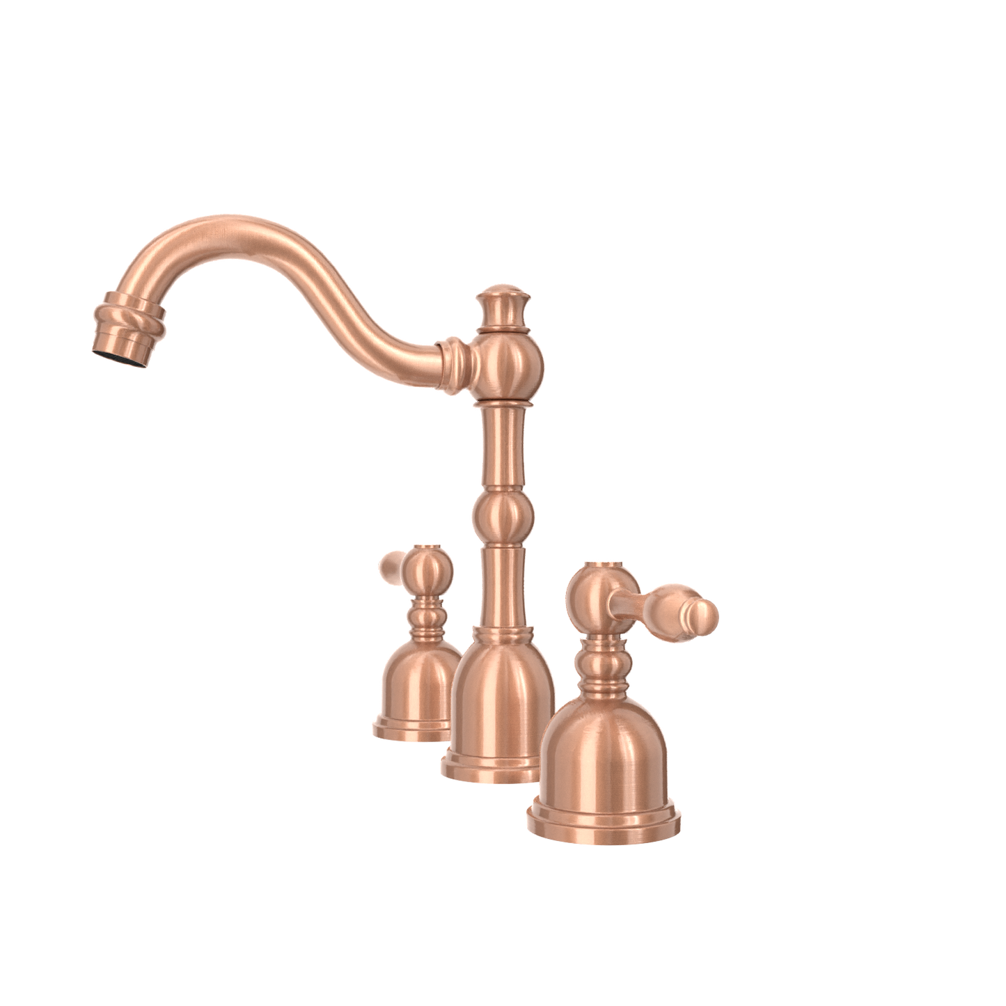 Two-Handle Copper Widespread Bathroom Sink Faucet - AK41518C