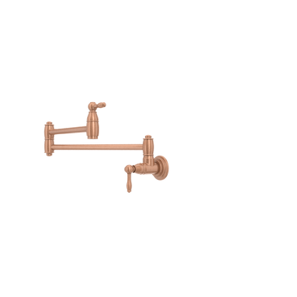 Copper Pot Filler Kitchen Faucet Wall-Mounted - AK98288C