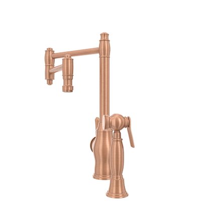 One-Handle Copper Pot Filler Kitchen Faucet with Side Sprayer - AK96918P2
