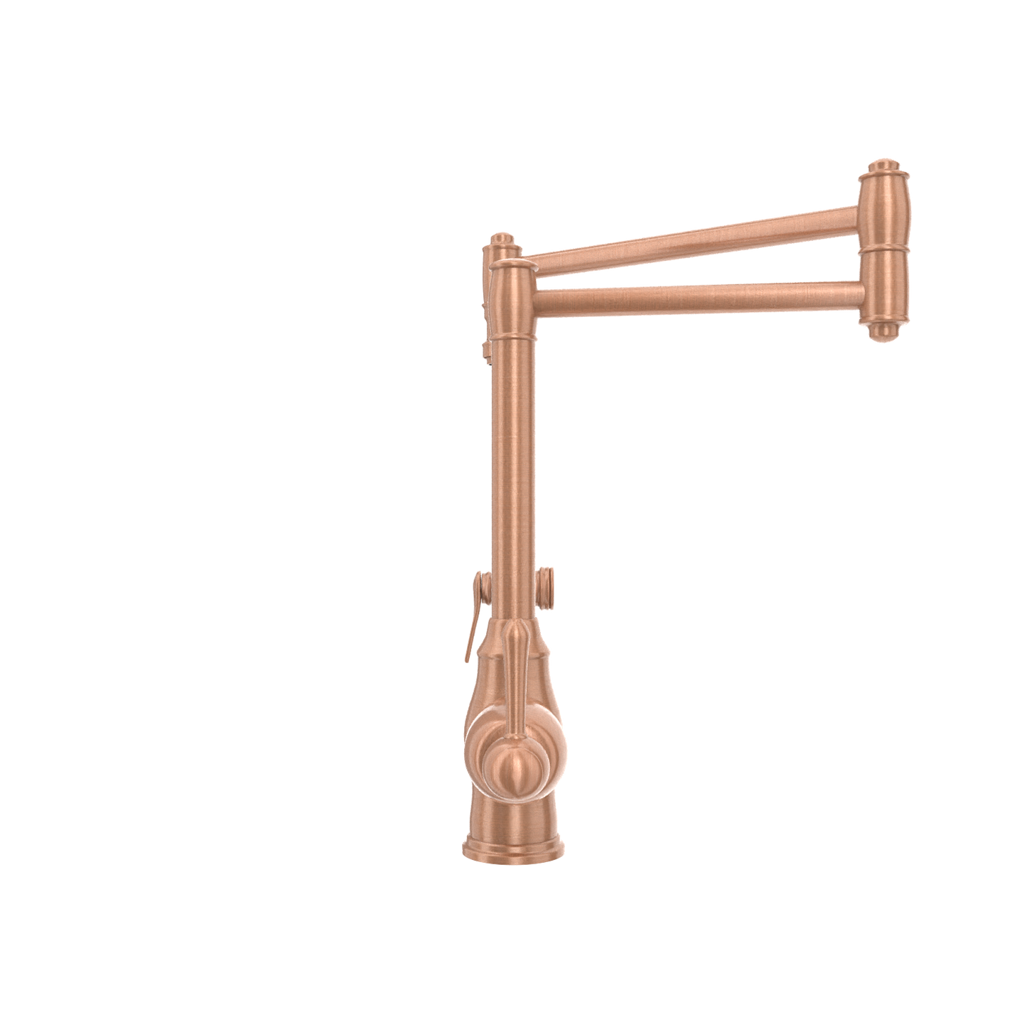 One-Handle Copper Pot Filler Kitchen Faucet with Side Sprayer - AK96918P1