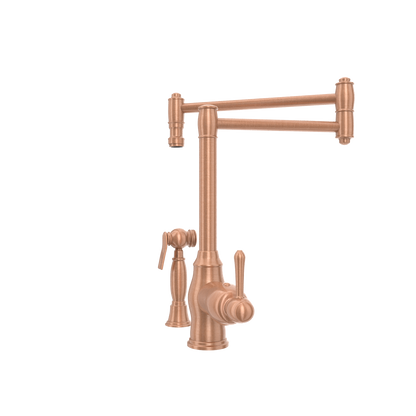 One-Handle Copper Pot Filler Kitchen Faucet with Side Sprayer - AK96918P1