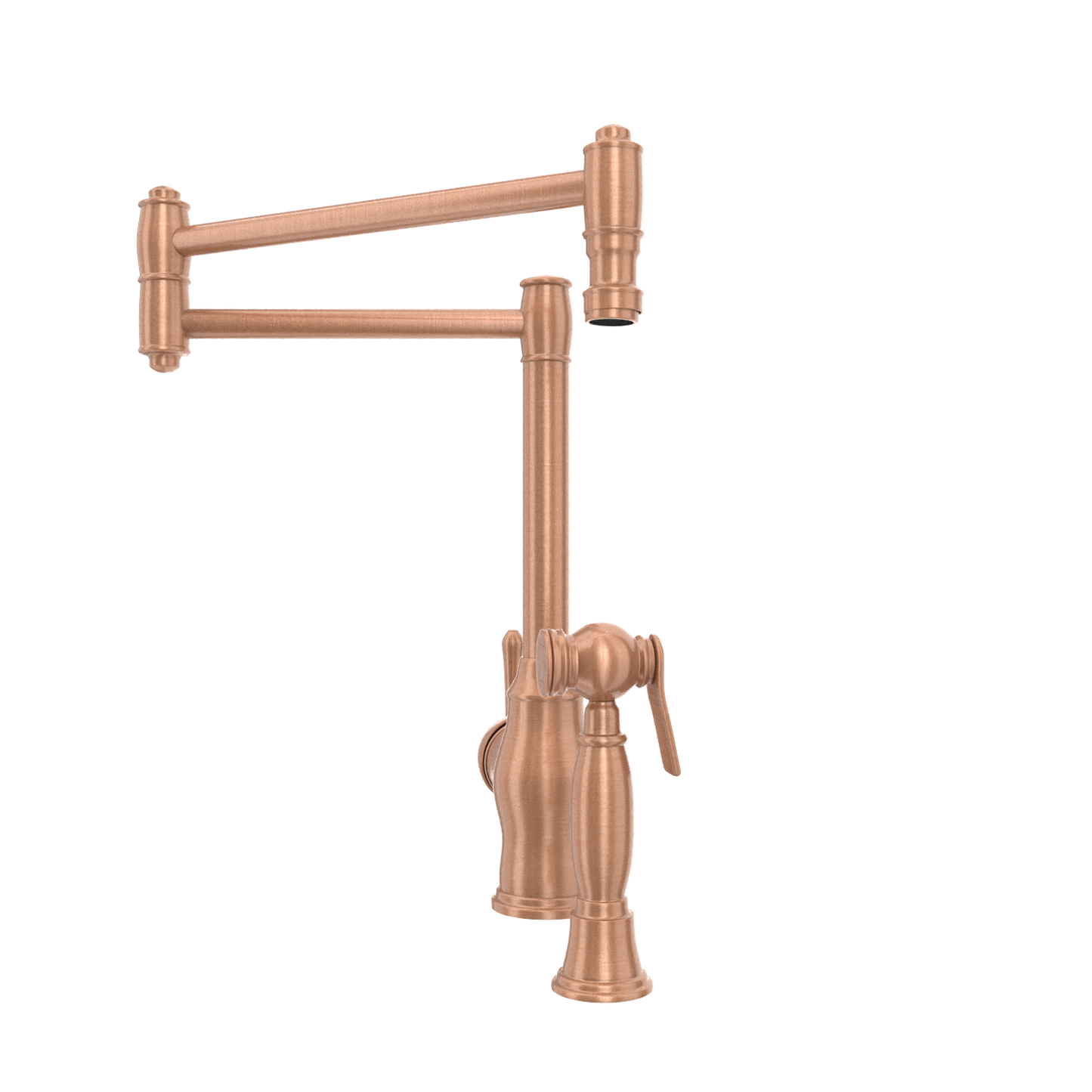 One-Handle Copper Pot Filler Kitchen Faucet with Side Sprayer - AK96918P1